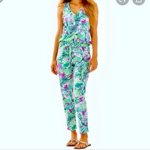lilly pulitzer paulina jumpsuit size large